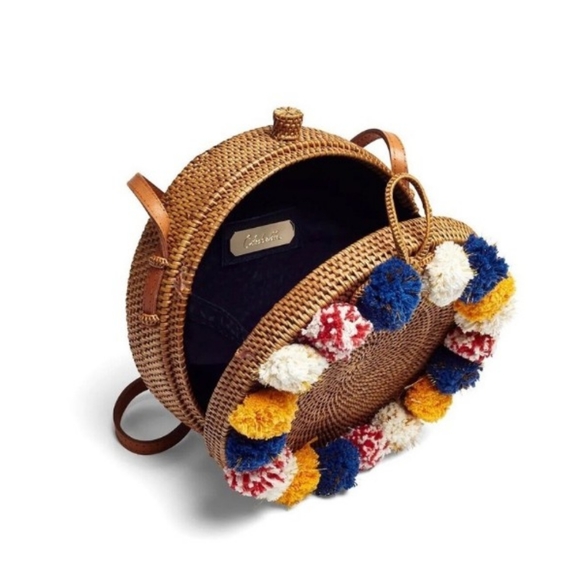 Cleobella Handbags - Cleobella Williamsburg Pom Pom Cantina Crossbody Anthropologie
